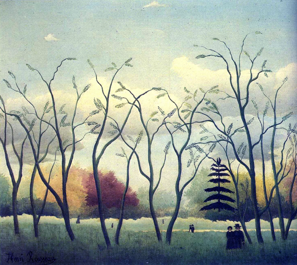 Veduta del Bois de Vincennes, a destra della strada per Parigi, 1886